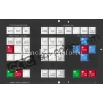 Клавиатура для станков с ЧПУ Fanuc A98L-0001-0524#F